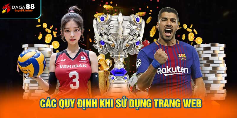 Các quy định khi sử dụng trang web
